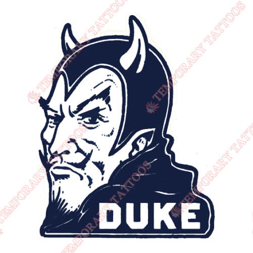 Duke Blue Devils Customize Temporary Tattoos Stickers NO.4287